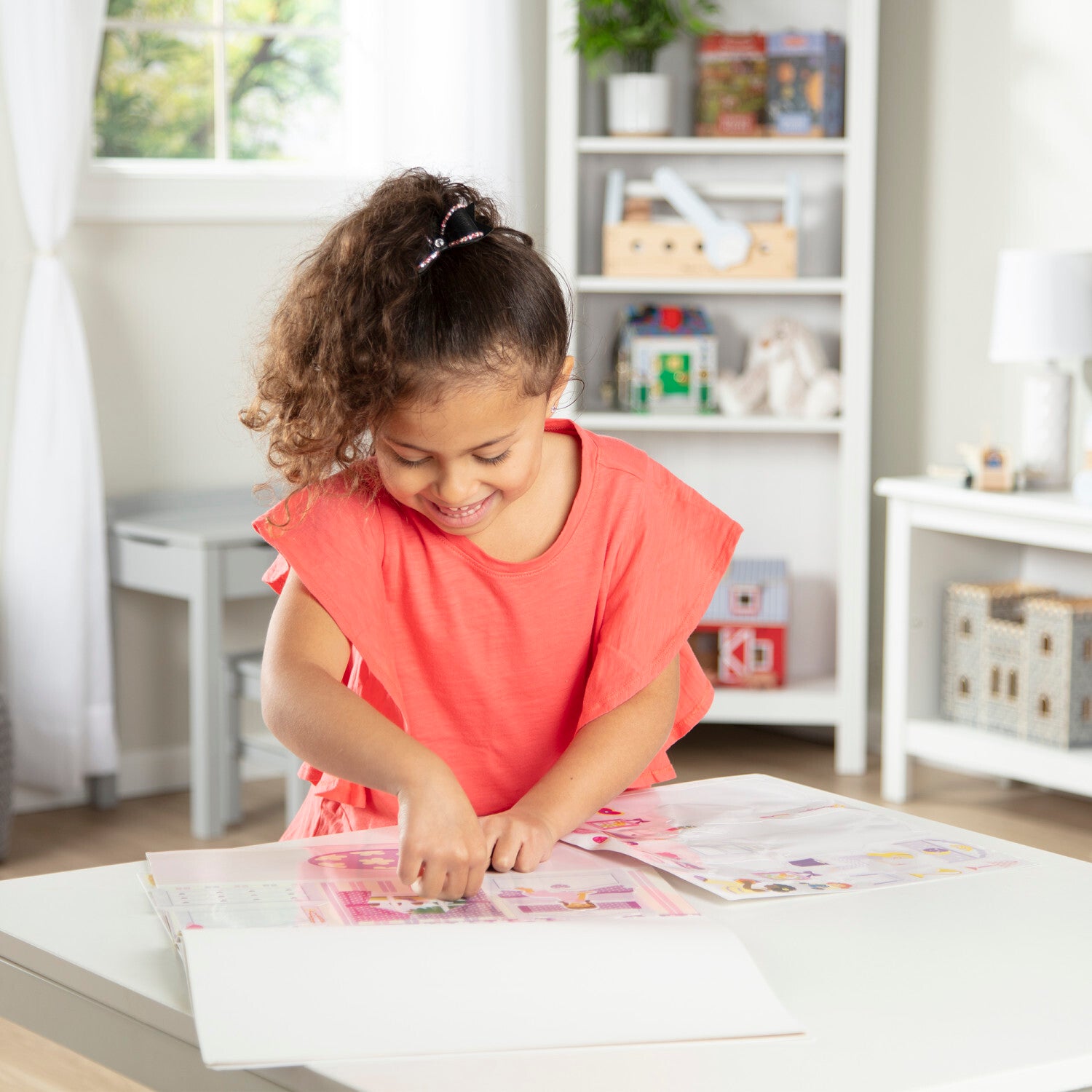 REUSABLE STICKER PAD - PLAY HOUSE