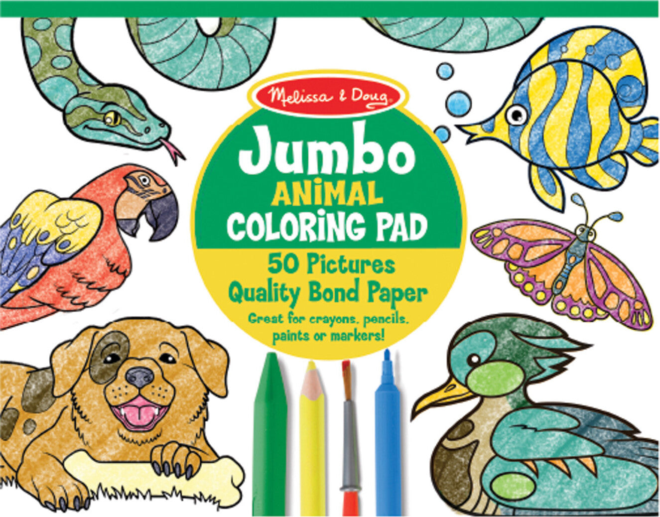 JUMBO COLORING PAD ANIMAL