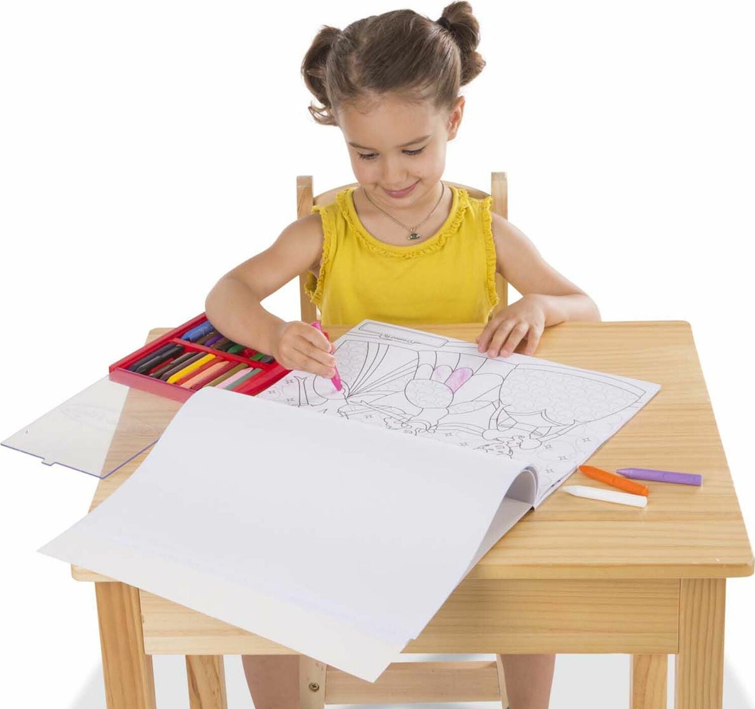 Jumbo Coloring Pad  Princess  Fairy