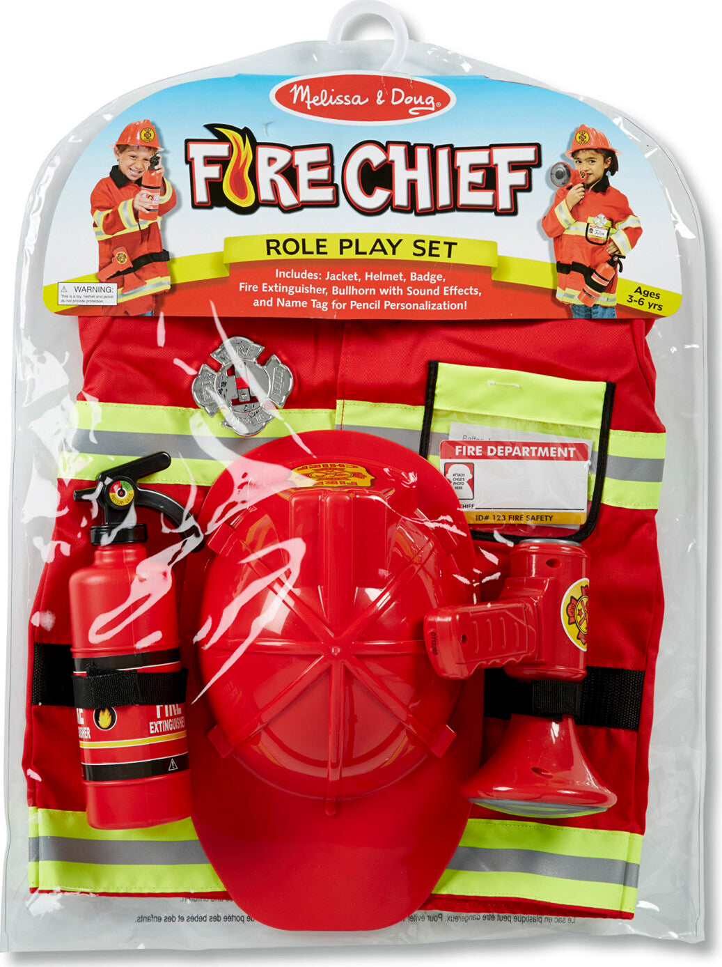 COSTUME SET FIRE CHIEF