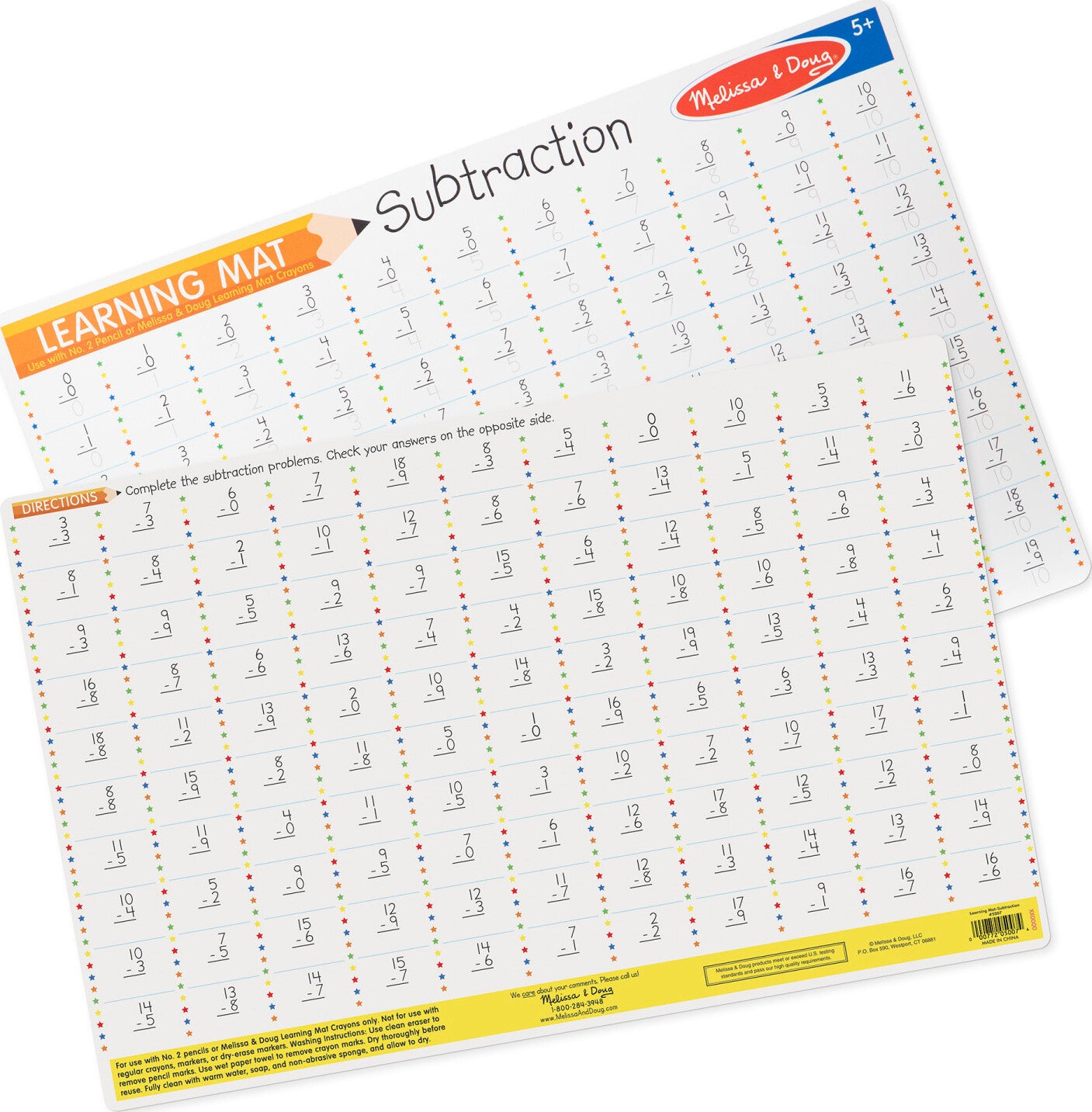 WRITE-A-MAT SUBTRACTION