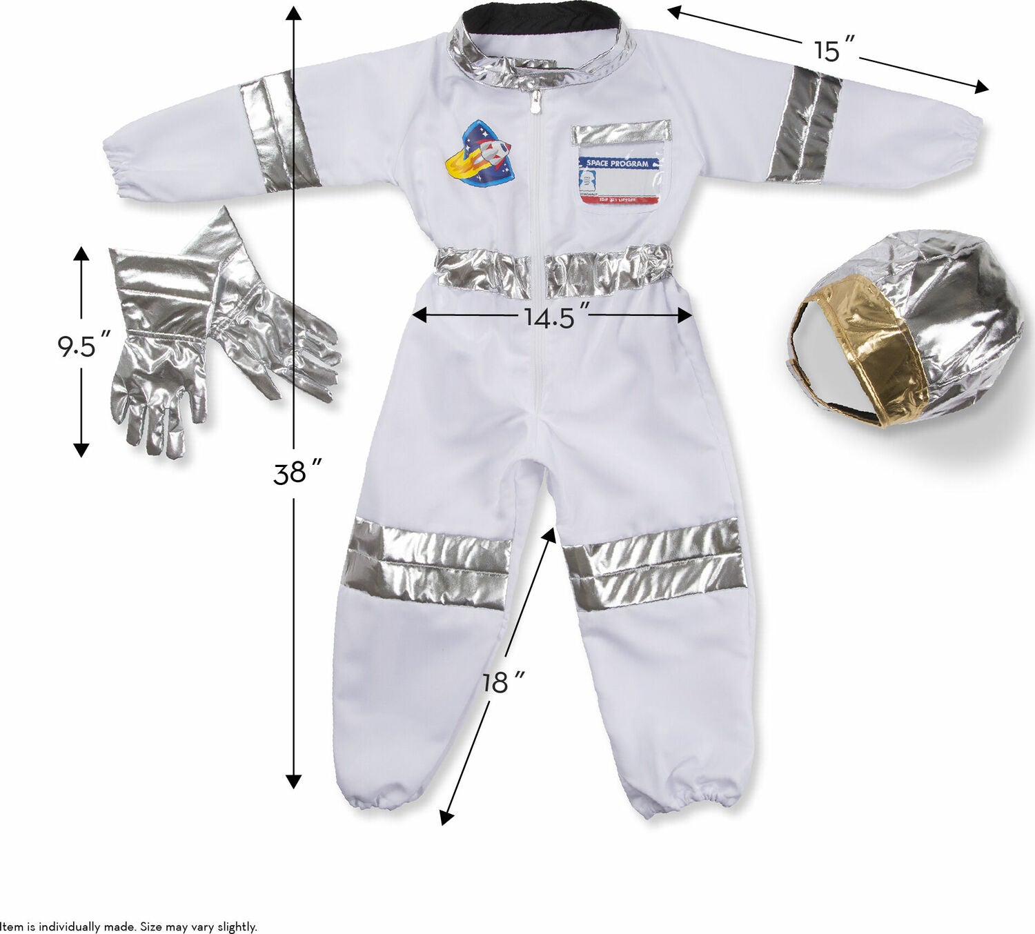 COSTUME SET ASTRONAUT