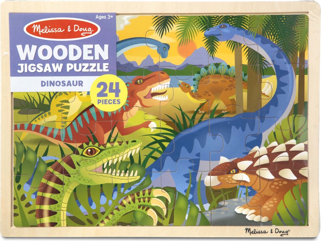 24 PC DINOSAUR PUZZLE