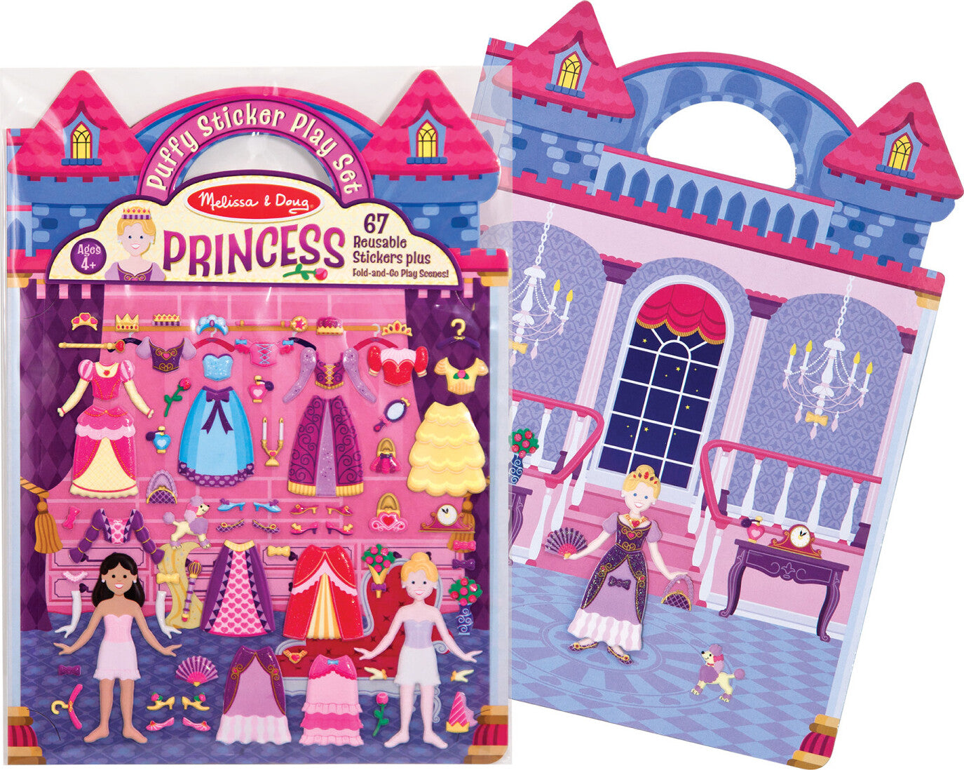 REUSABLE PUFFY STICKER - PRINCESS