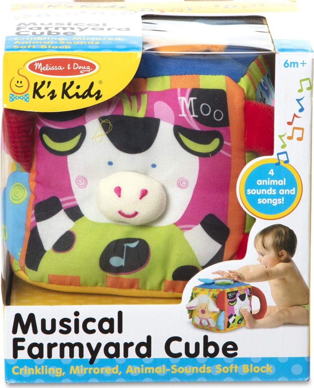 MUSICAL FARMYARD CUBE
