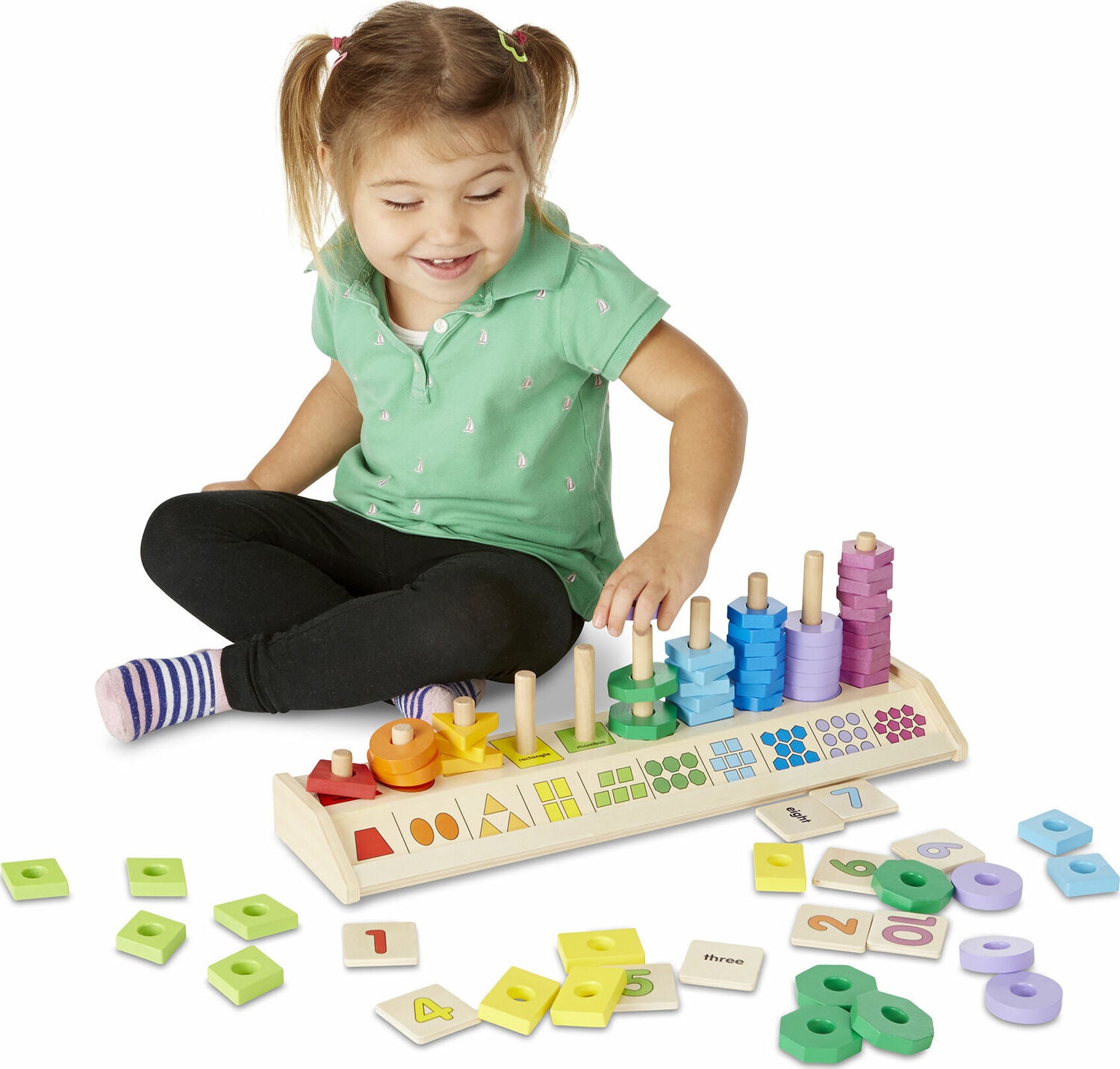 COUNTING SHAPE STACKER