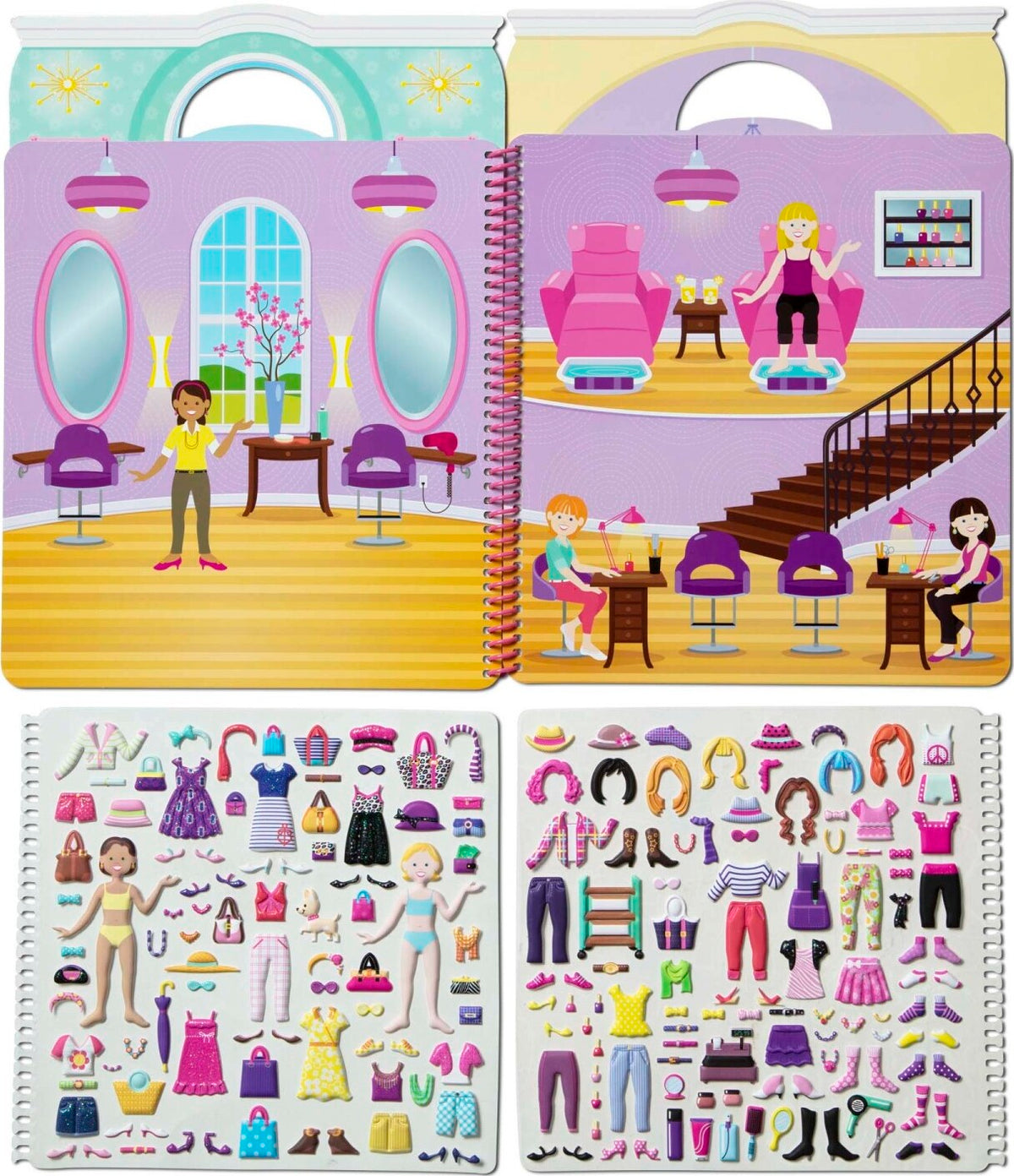 REUSABLE PUFFY STICKER - DAY OF GLAMOUR