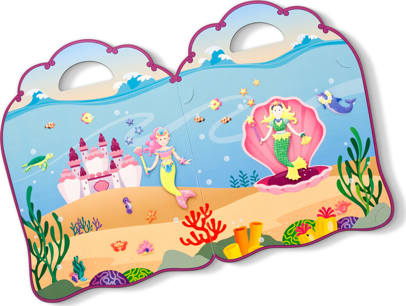 REUSABLE PUFFY STICKER - MERMAID