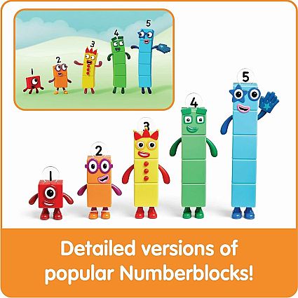 NUMBERBLOCKS FIGURES ONE TO FIVE