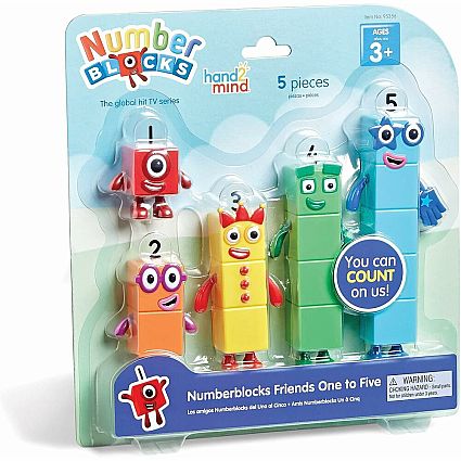 NUMBERBLOCKS FIGURES ONE TO FIVE