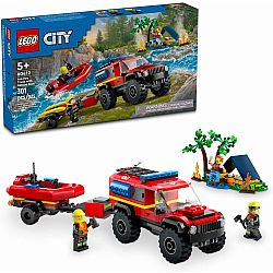 4X4 FIRE TRUCK WITH RESCUE BOAT